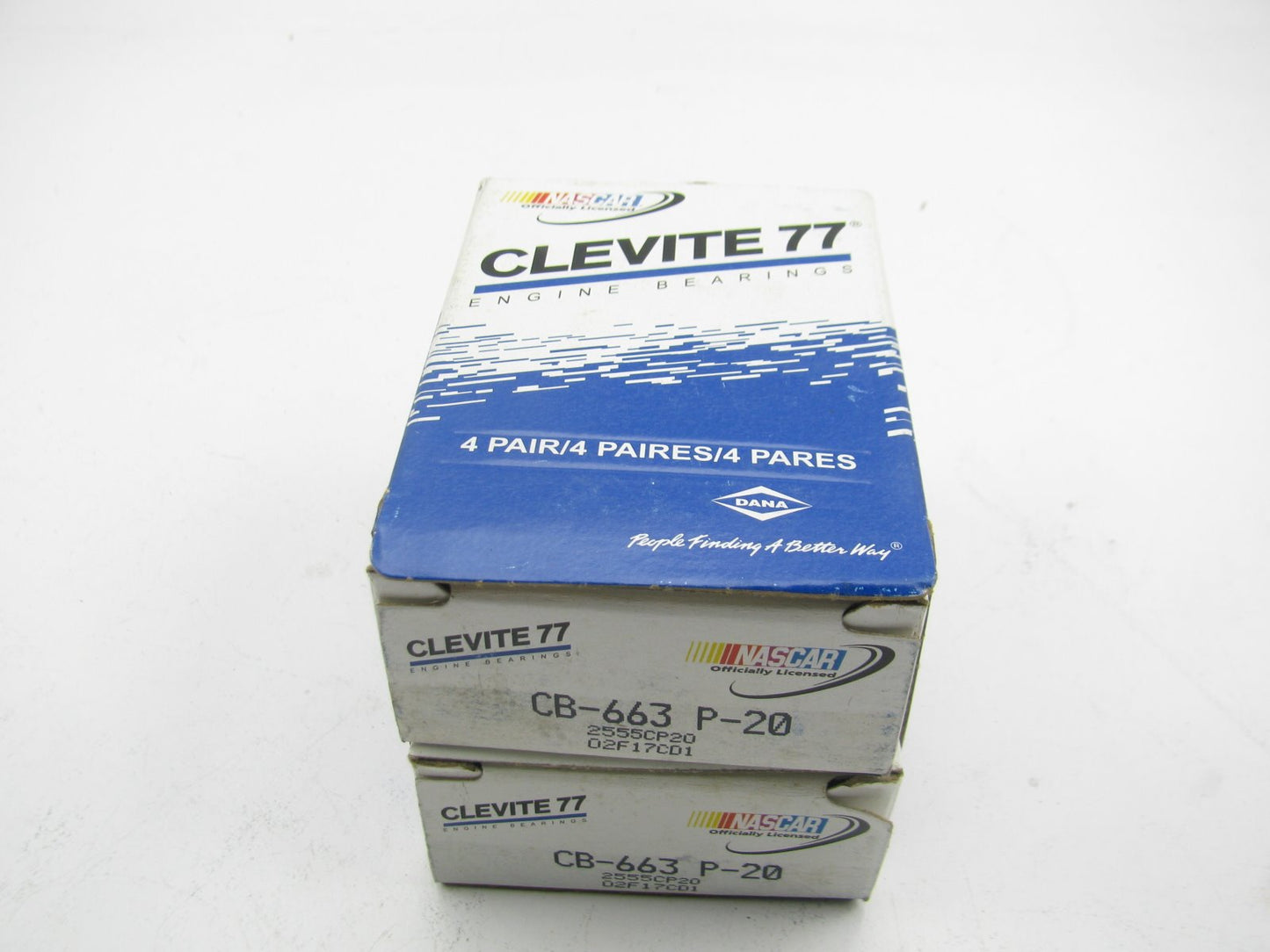 (4) Clevite CB663P-20 Connecting Rod Bearings - .020'' Undersize