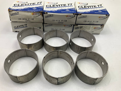 (6) Clevite CB416P-10 Connecting Rod Bearings .010'' 57-69 Chevrolet 230 235 261