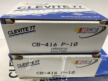 (6) Clevite CB416P-10 Connecting Rod Bearings .010'' 57-69 Chevrolet 230 235 261