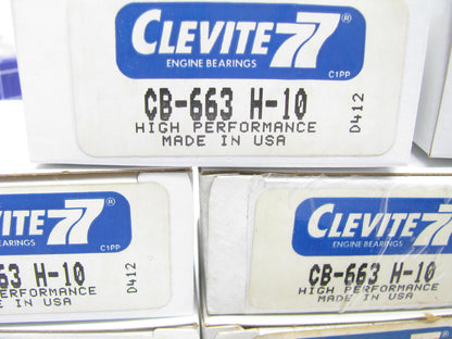 Clevite CB663H10 SBC Chevy 305 350 383 400 H-Series Rod Bearing Set 0.010'' Size