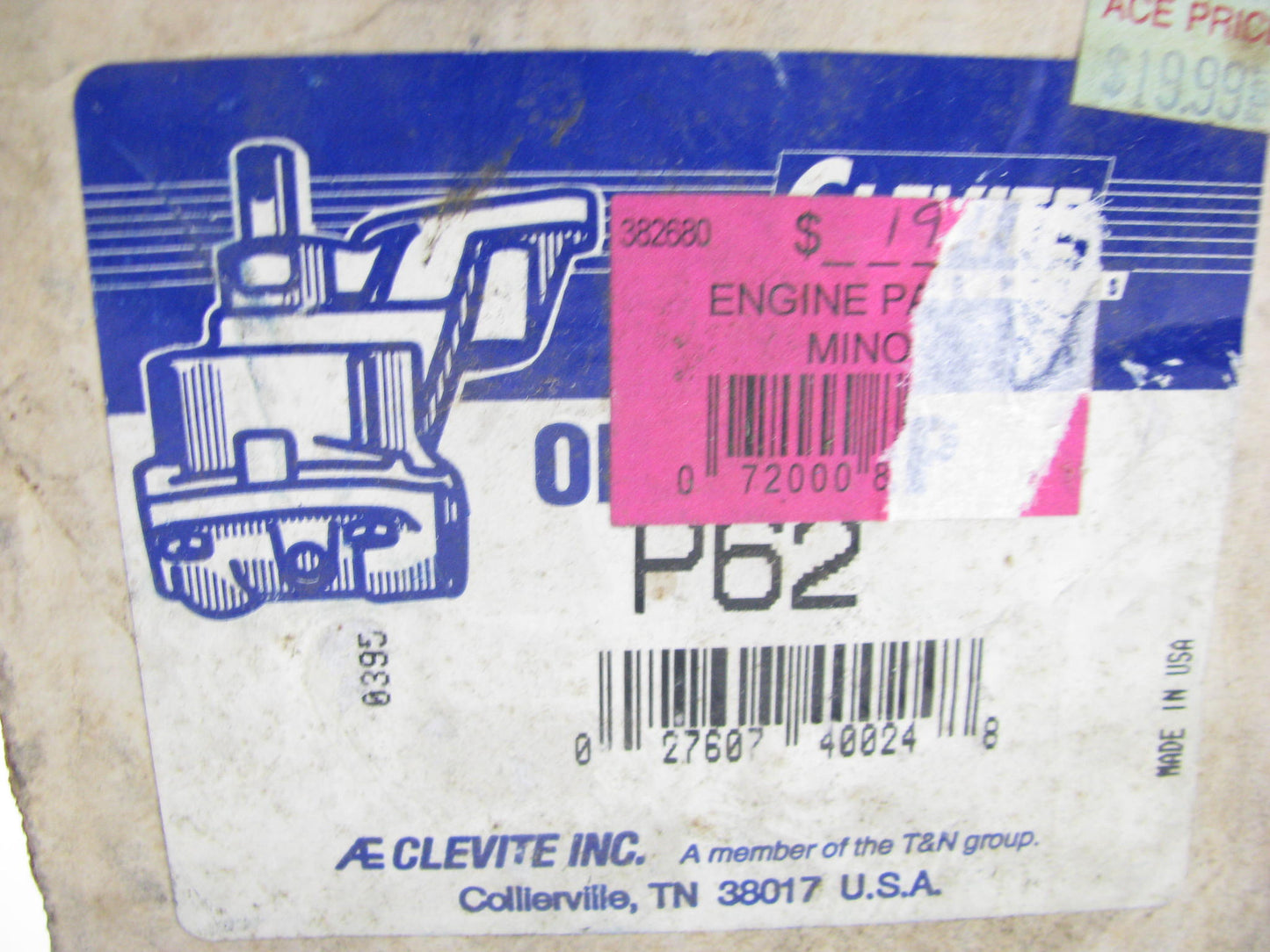 Clevite 77 P62 Engine Oil Pump