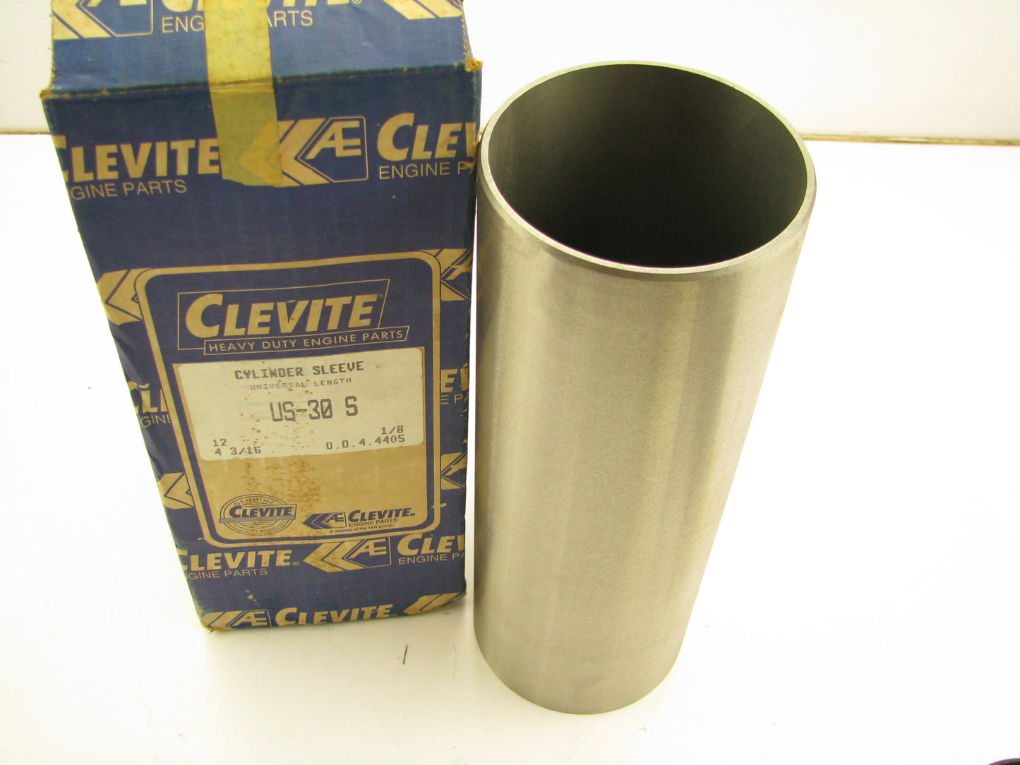 Clevite US-30S Engine Cylinder Sleeve - 4.1875'' Bore, 12.25'' Long, 3/32'' Wall