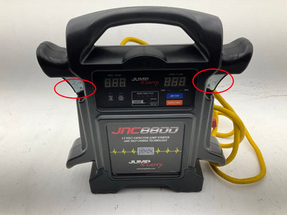 W/O 12V CHARGER Clore Jump-N-Carry JNC8800 12V 800 Amp Battery Jump Starter Box