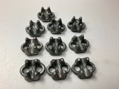 (10) CM M246 1/4'' Steel Cable Wire Rope Clip Clamp