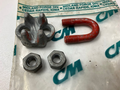 CM M246 1/4'' Steel Cable Wire Rope Clip Clamp