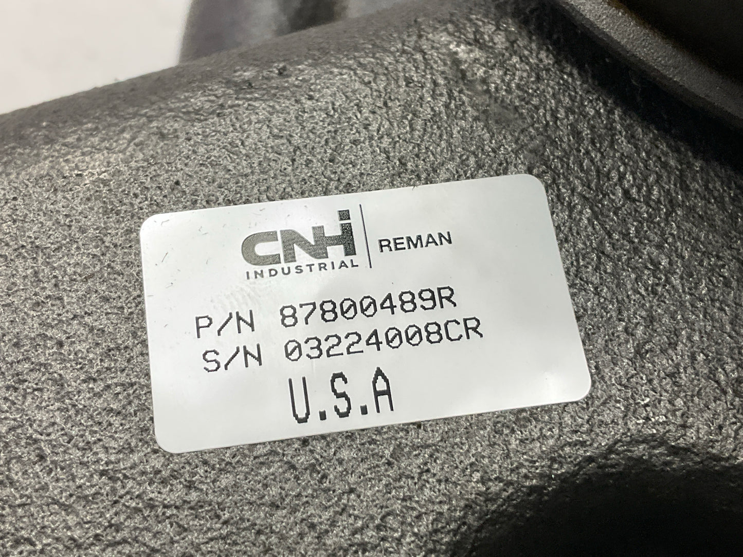 REMAN. - OEM 87800489R Engine Water Pump For New Holland 675 TA