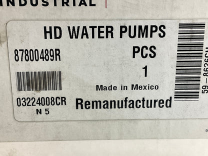 REMAN. - OEM 87800489R Engine Water Pump For New Holland 675 TA