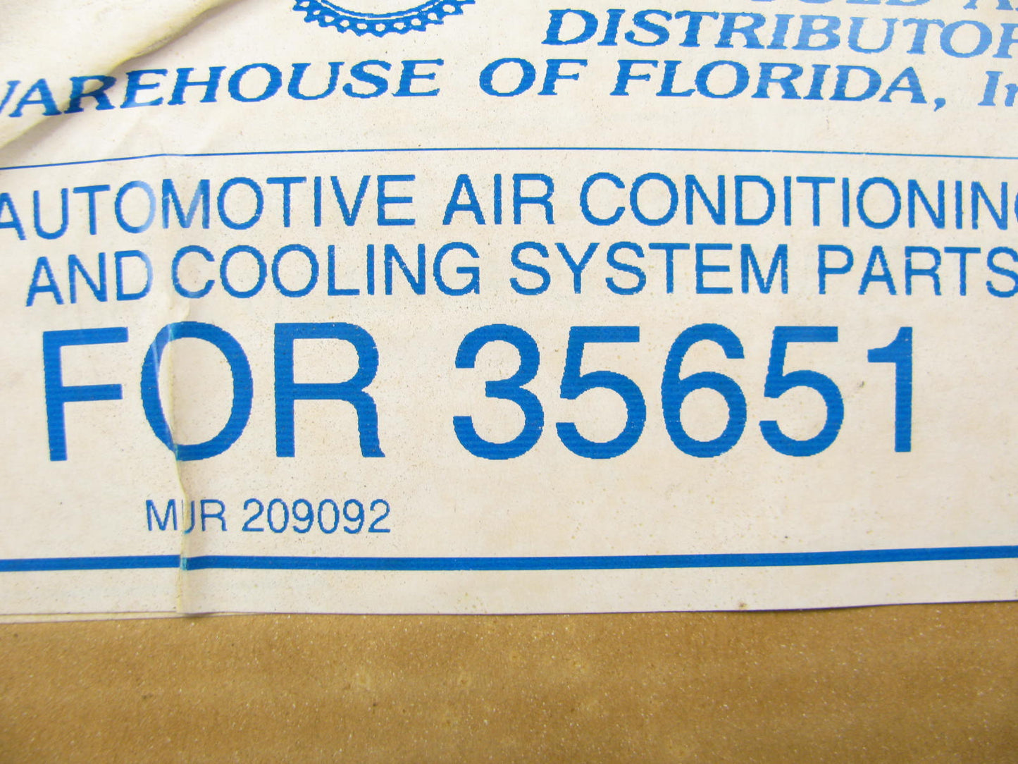 Cold Air Distributors 35651 Engine Cooling Fan Radiator Motor