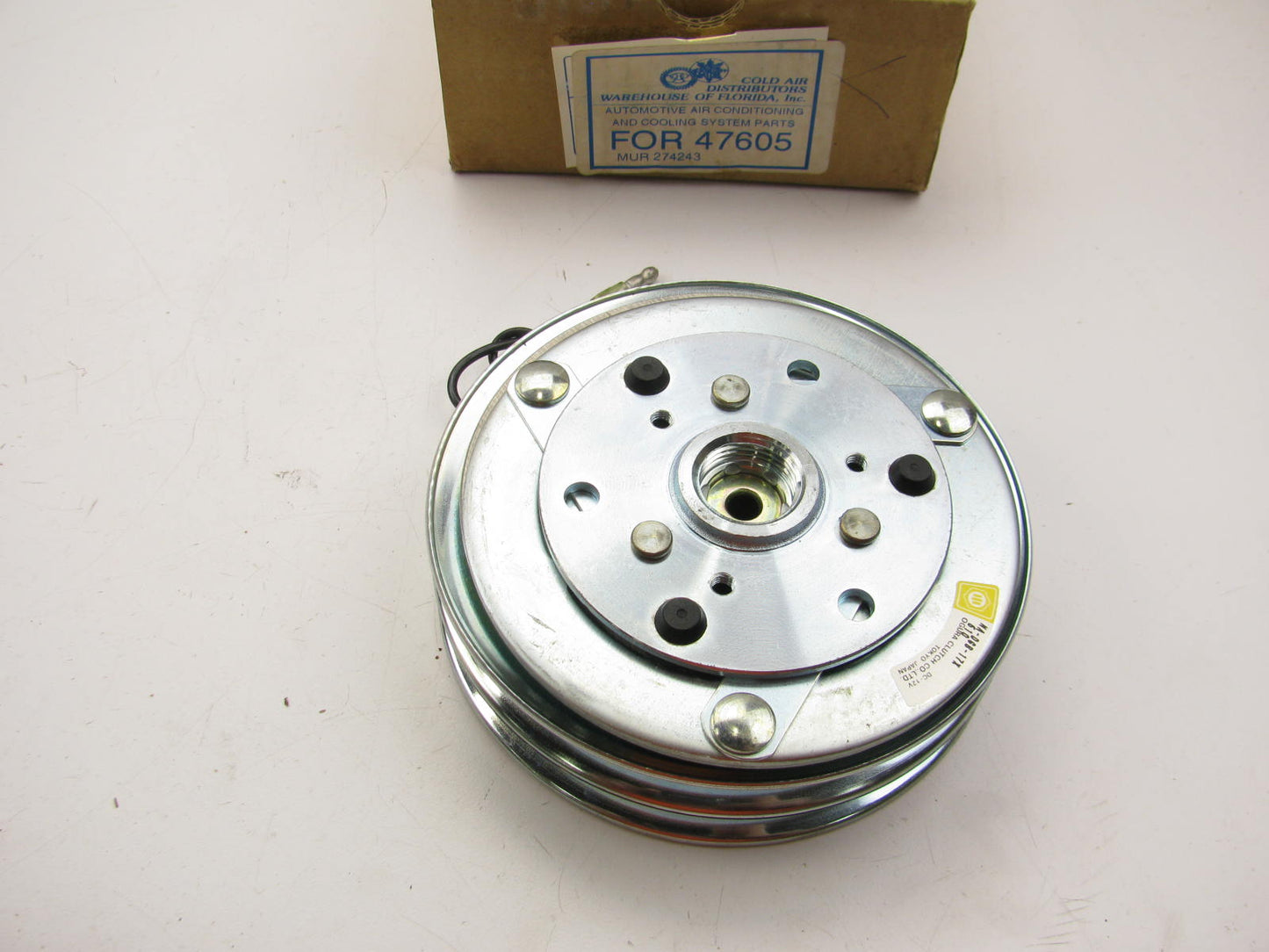 Cold Air Distributors 47605 A/C Compressor Clutch Assembly 02-10 GM 2.0 2.2 2.4L