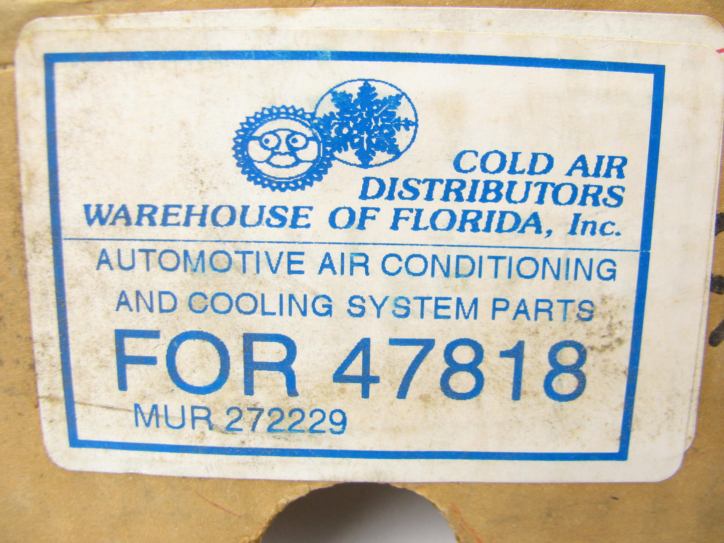 Cold Air Distributors 47818 A/C Compressor Clutch For 1981-1985 Dodge 2.6L