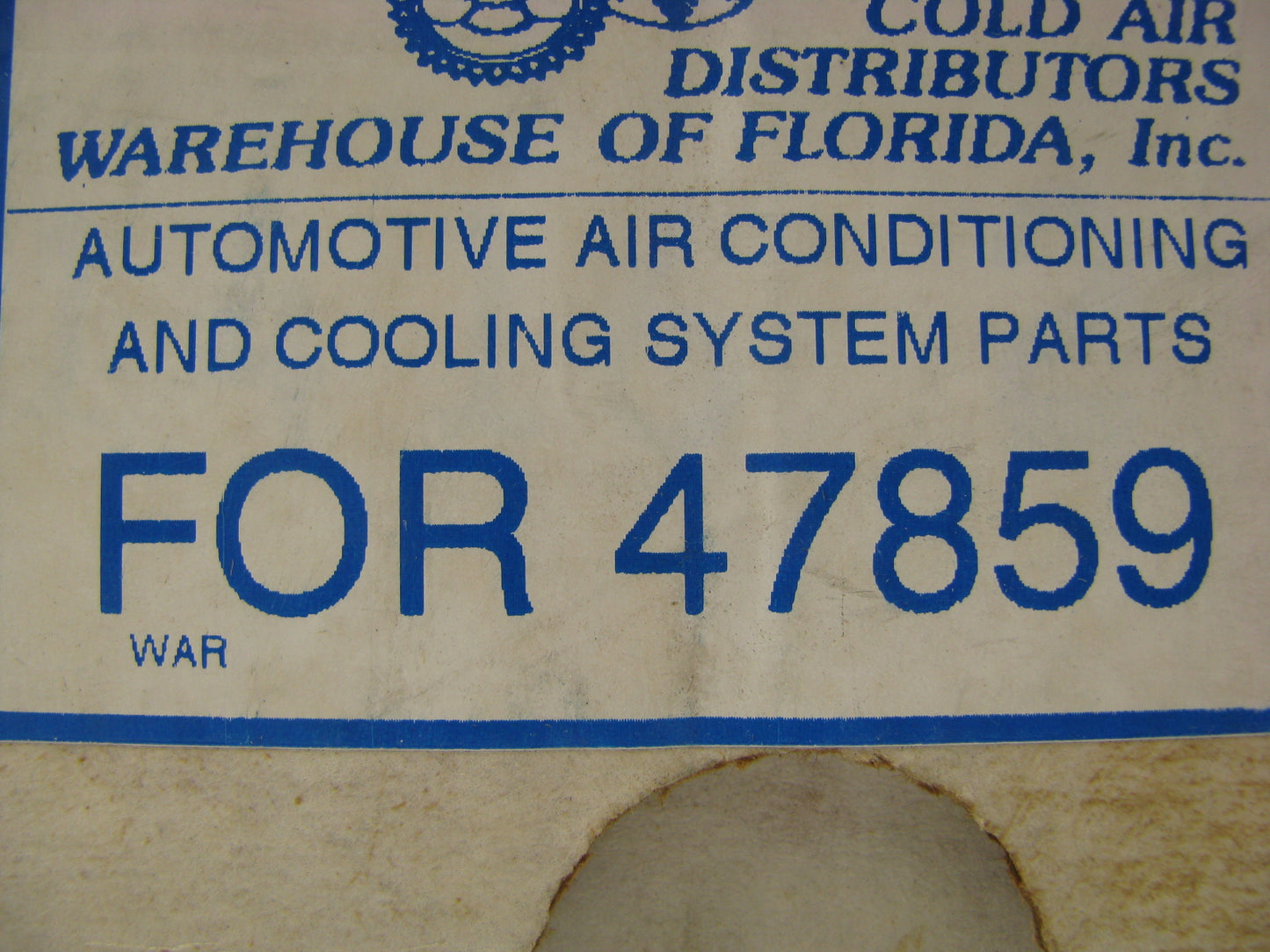 Cold Air Distributors 47859 A/C Compressor Clutch Assembly For FS10
