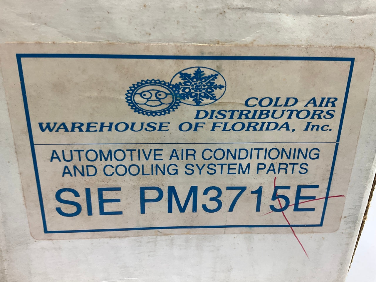 Cold Air Distributors PM3715E HVAC Blower Motor
