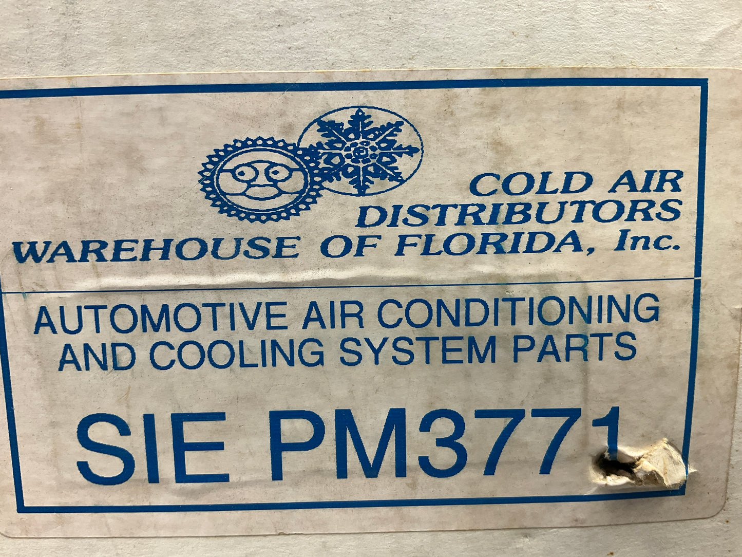 Cold Air Distributors PM3771 HVAC Blower Motor
