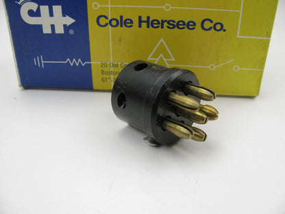 Cole Hersee 1159 6-Pole Socket Interior Straight Body Connector