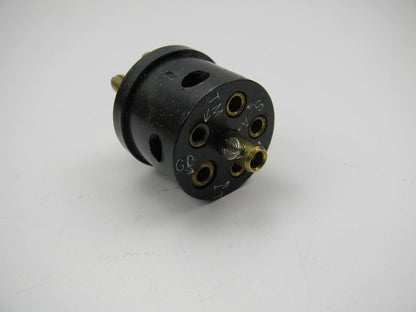 Cole Hersee 1159 6-Pole Socket Interior Straight Body Connector