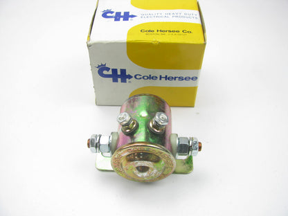 Cole Hersee 24080 DC Solenoid, 36V DC Coil, N.O., SPST, Copper Contact