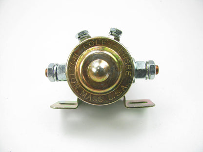 Cole Hersee 24080 DC Solenoid, 36V DC Coil, N.O., SPST, Copper Contact