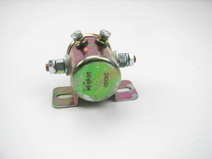 Cole Hersee 24080 DC Solenoid, 36V DC Coil, N.O., SPST, Copper Contact