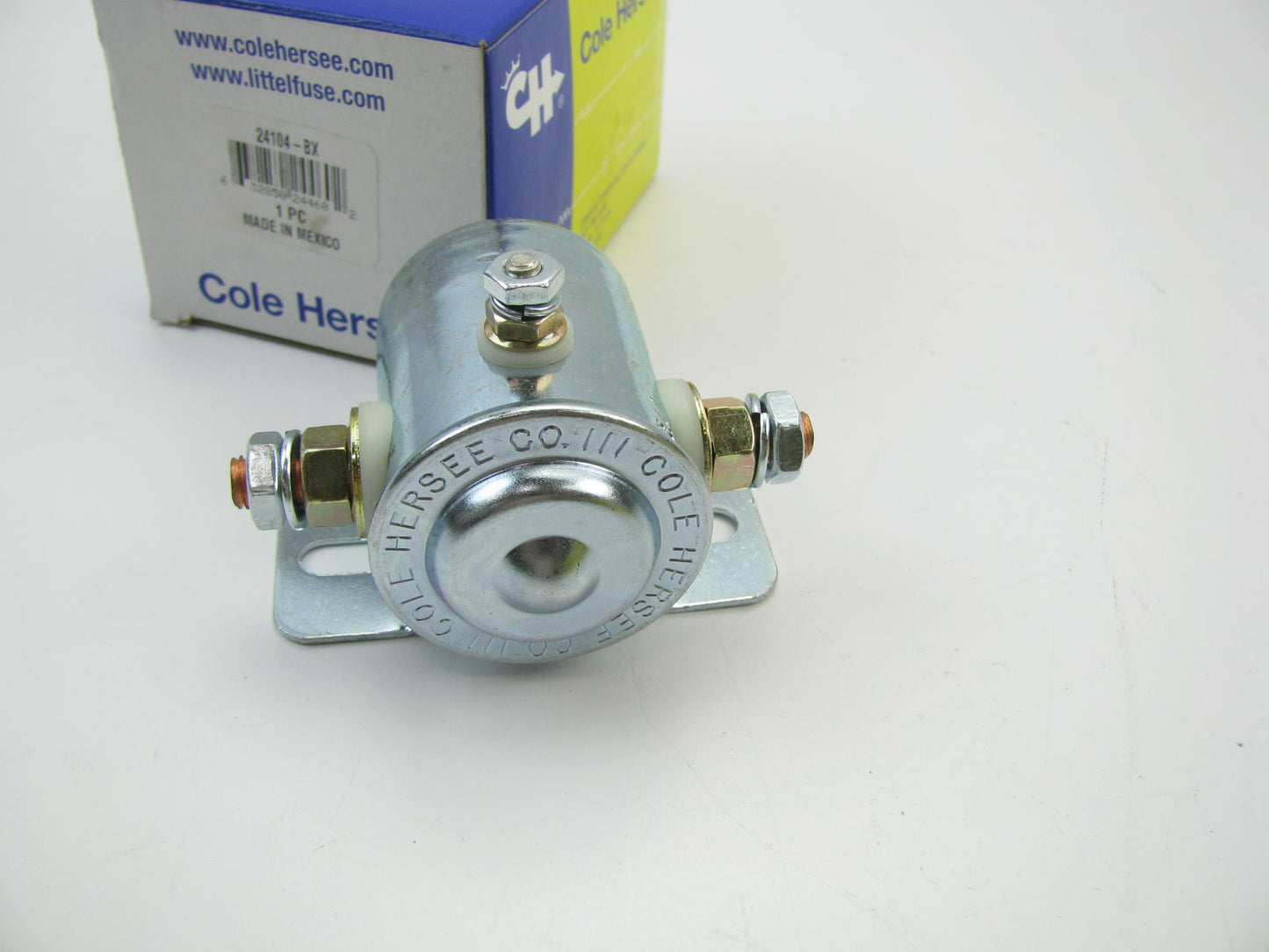 Cole Hersee 24104-BX Starter Solenoid Intermittent Duty SPST 24 Volt DC