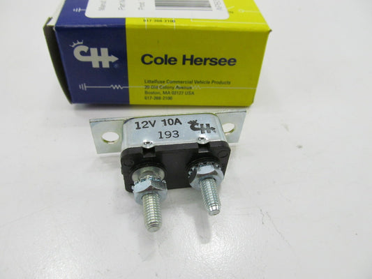 Cole Hersee 30055-10-BX Circuit Breaker 10 Amps, 12 Volt