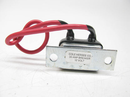 Cole Hersee 30062-30 30 Amp TYPE I-Cycling Circuit Breaker With Wire Leads, 30A