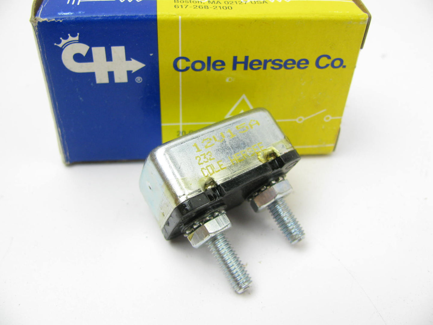 Cole Hersee 30137-15 12V 15A Circuit Breaker, 15 Amp