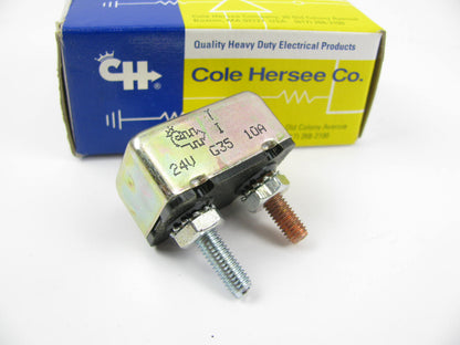 Cole Hersee 30171-10 24 Volts 10 Amps Circuit Breaker