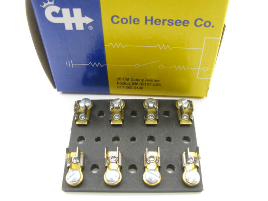 Cole Hersee 4624-BX Fuse Block Individual Hot Feed Steel 4-Gang