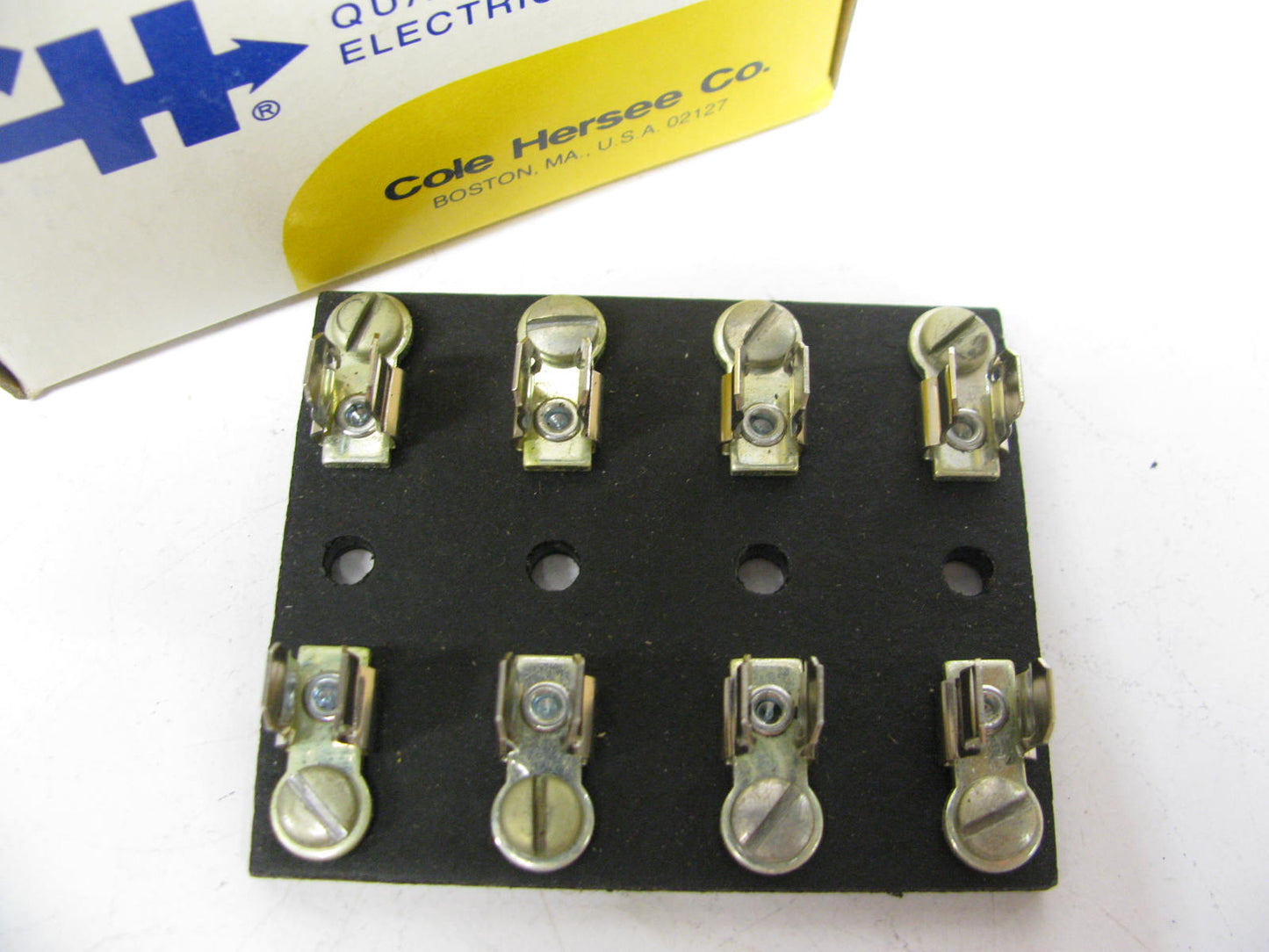 Cole Hersee 4624 Fuse Block Individual Hot Feed Steel 4-Gang