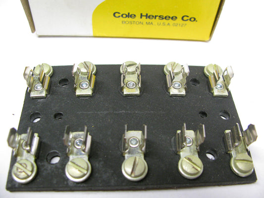 Cole Hersee 20 Amp Fuse Block Individual Hot Feed Steel 5-Gang - 4625