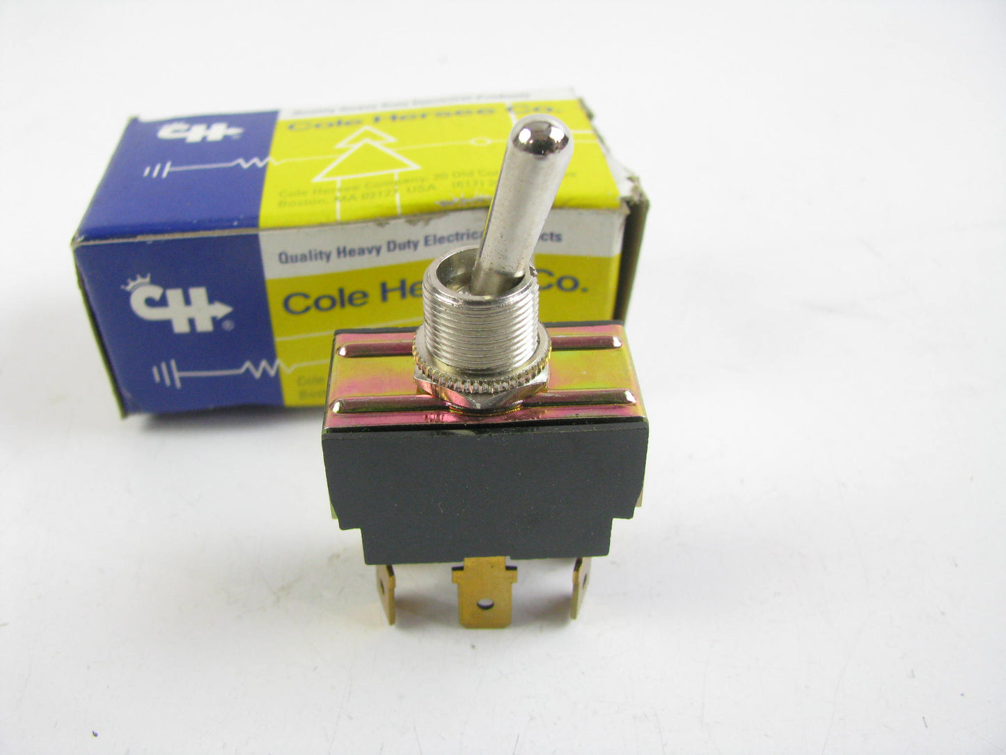 Cole Hersee 55018 Heavy Duty DPDT Toggle Switch