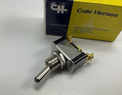 Cole Hersee 5584 Silver SPDT 2-position On-On Toggle Switch, 25 Amps Max, 12V