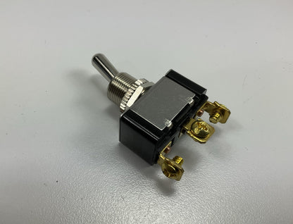 Cole Hersee 5584 Silver SPDT 2-position On-On Toggle Switch, 25 Amps Max, 12V
