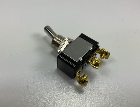 Cole Hersee 5584 Silver SPDT 2-position On-On Toggle Switch, 25 Amps Max, 12V