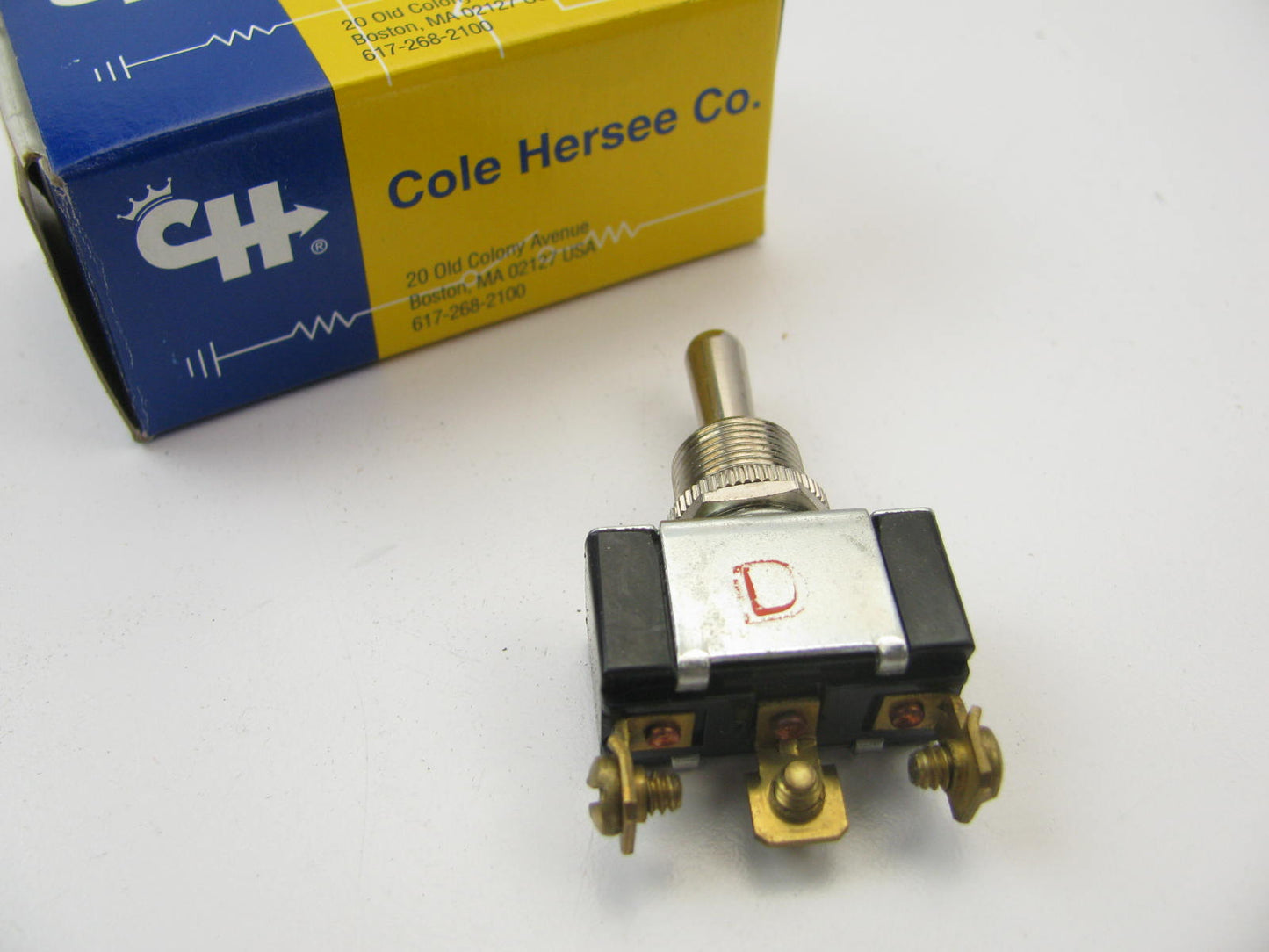 Cole Hersee 5586 Universal SPDT ON -OFF-ON Toggle Switch 25A 12V 3 Terminal