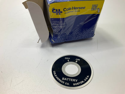 Cole Hersee 82065-BX Face Plate For Master Battery Disconnect Switch, 2-1/2''