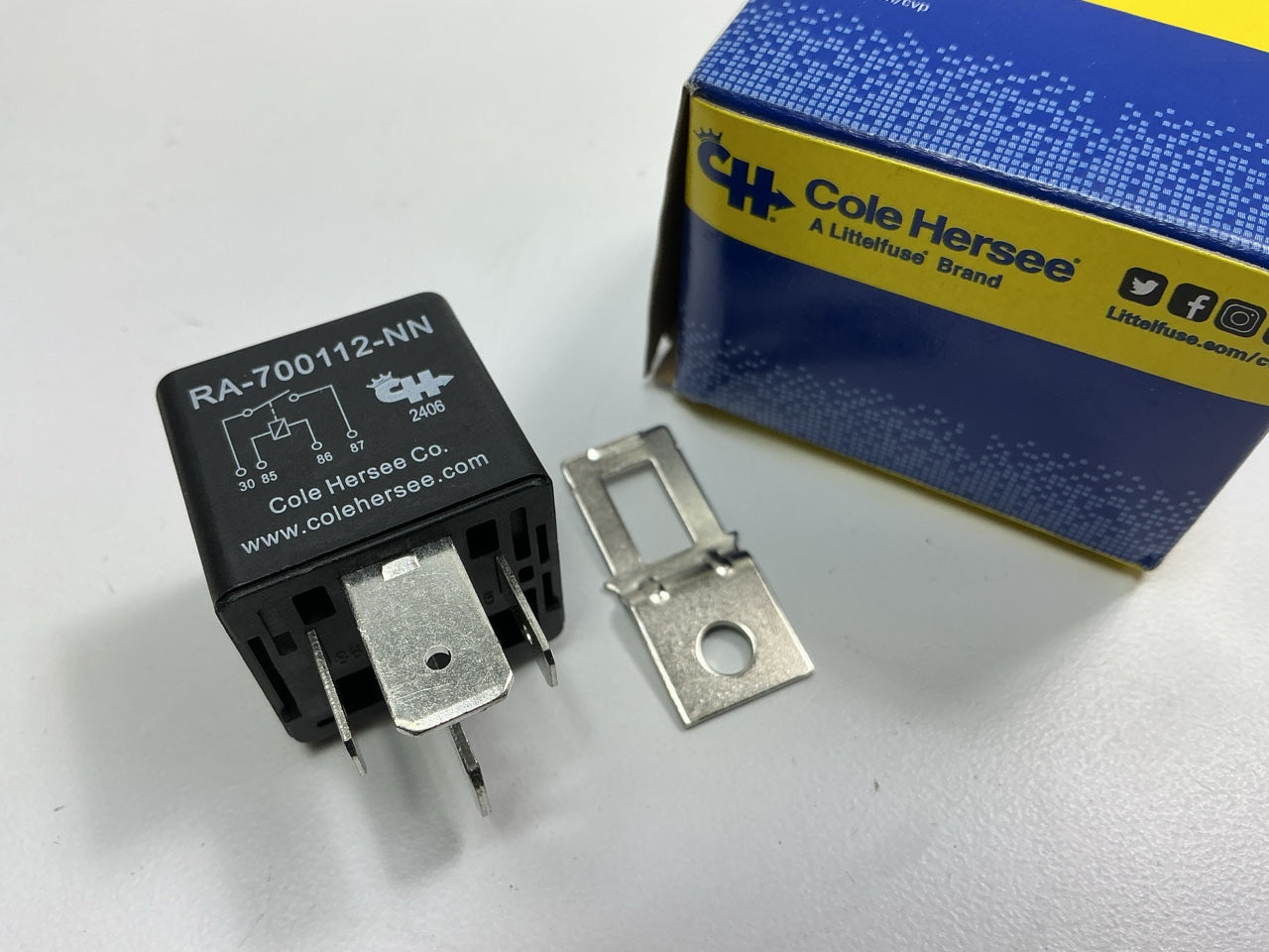Cole Hersee RA-700112-NN-BX 70A High Power Diode Relay With Bracket, 70 AMP