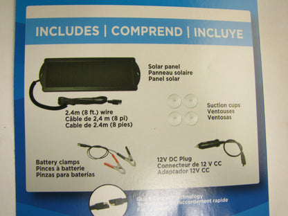Coleman 58012 2 Watt 2W Solar Panel Battery Maintainer For Charger