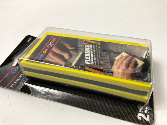 Color Extra 8362 Flexible Combination Squeegee Sander Sanding Block, Flexable