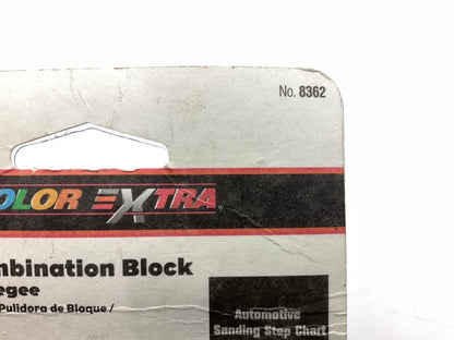 Color Extra 8362 Flexible Combination Squeegee Sander Sanding Block, Flexable
