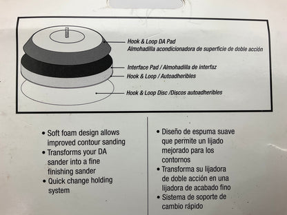 Color Extra CX11127 6'' Abrasives Hook And Loop Interface Backing Pad