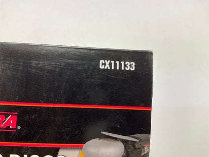 (2) Pack Of 6 Color Extra CX11133 6'' Film Back Sanding Discs P400 Grit Smooth