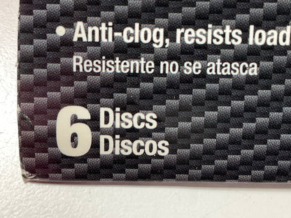 (2) 6 Pack - Color Extra CX11134 6'' Film Back Sanding Discs P600 600 Grit