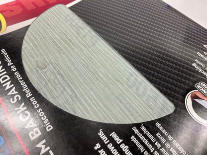 (2) Pack Of 6 Color Extra CX11137 6'' Film Back Sanding Discs P1500 Grit SHINE