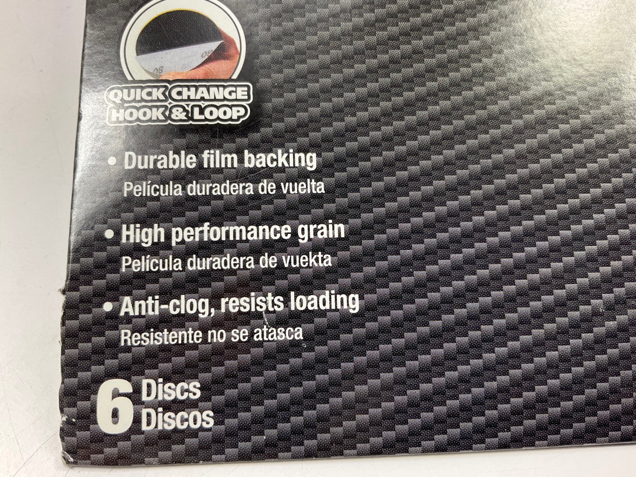 (2) Pack Of 6 Color Extra CX11137 6'' Film Back Sanding Discs P1500 Grit SHINE