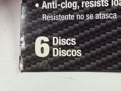 (2) Pack Of 6 - Color Extra CX11138 6'' Film Back Sanding Disc P2000 2000 Grit