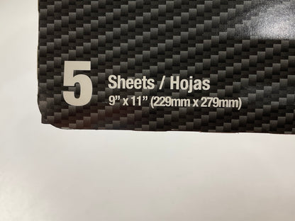 Pack Of 5 Color Extra WET/DRY Sandpaper Sheet 9'' X 11'' P2500 2500 Grit Shine