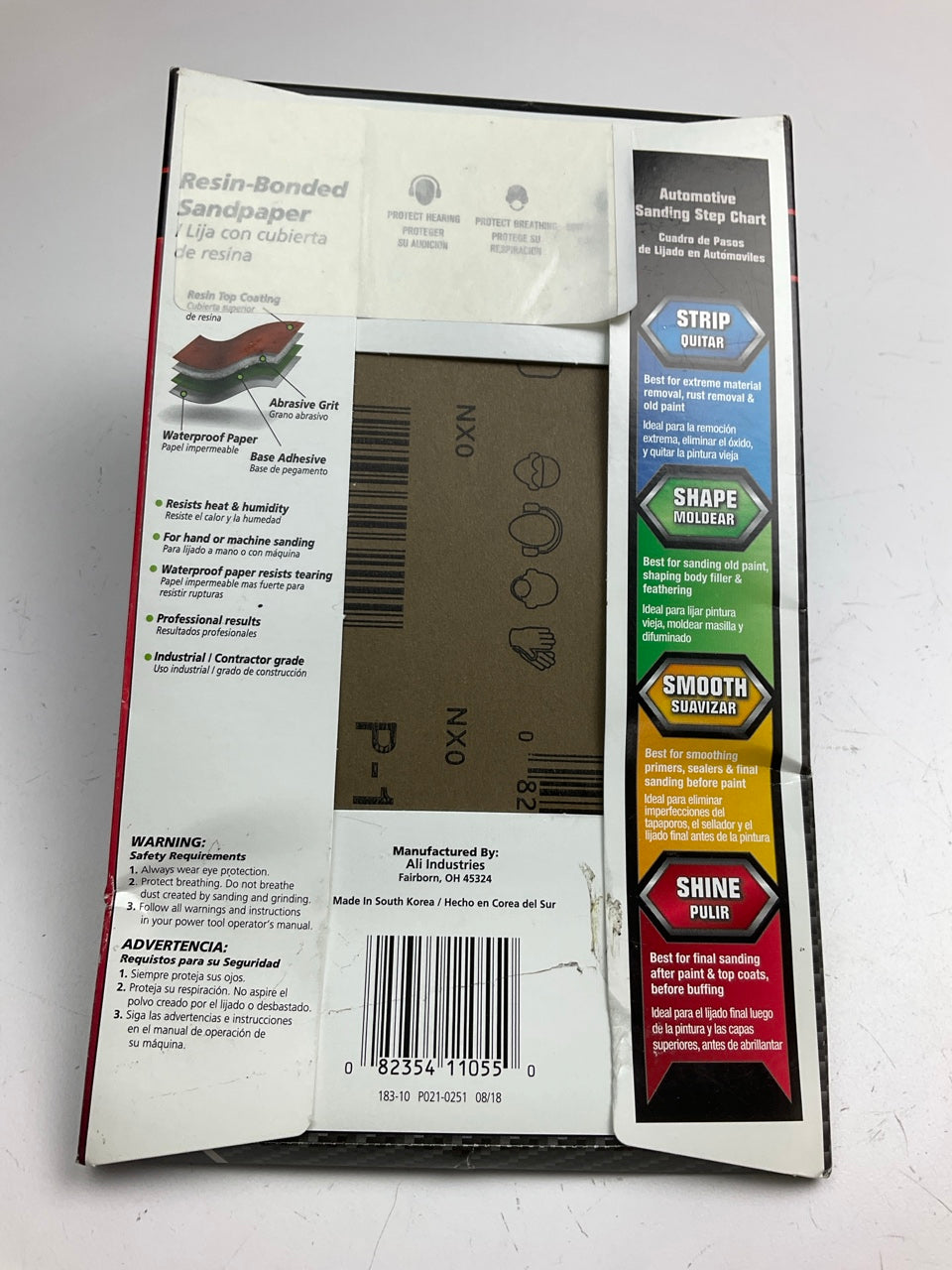 Color Extra CX161000G2 25 Sheets 5.5''x9'' Wet Or Dry, 1000 Grit Sandpaper Sheets