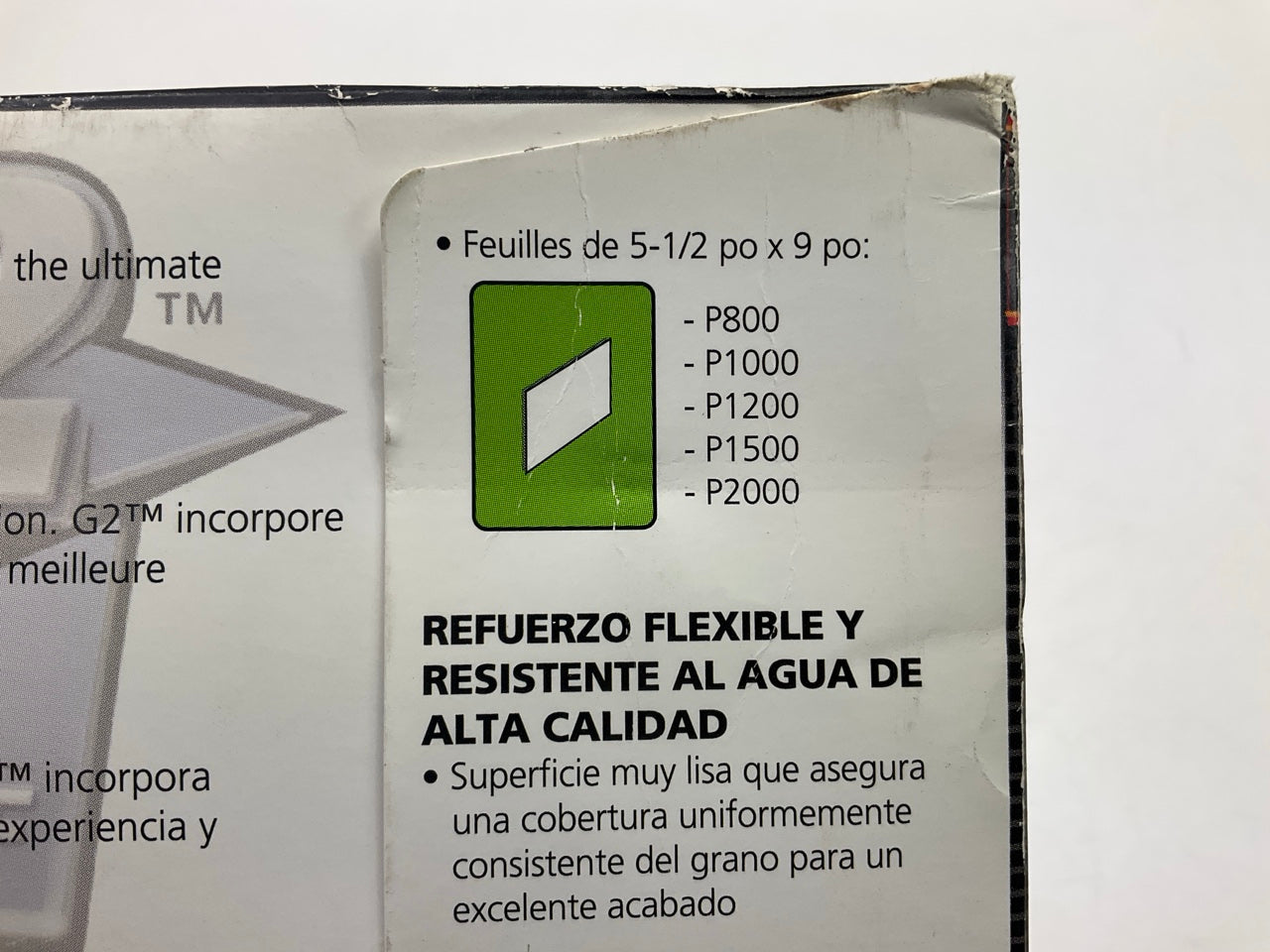 Color Extra CX16400G2 Sandpaper Sheets 9''x11'', 25 Sheets, Waterproof, P400 Grit
