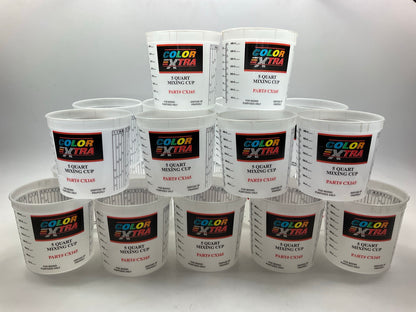 (20) Color Extra CX165 5-Quart Mixing Cups For Paint